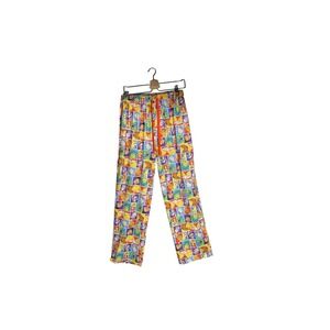 Nickelodeon 90s Cartoon Pajama Pants Mens Small Rugrats Hey Arnold Ren & Stimpy